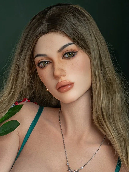 F110-Silicone Sex Doll Head| Real Lady Doll