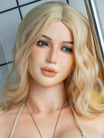 F108-Silicone Sex Doll Head| Real Lady Doll