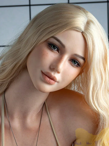 F108-Silicone Sex Doll Head| Real Lady Doll