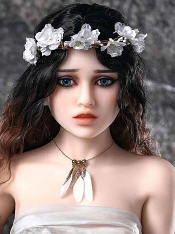 F201 -Irontech Doll Head|Sad Girl Sex Doll TPE Head