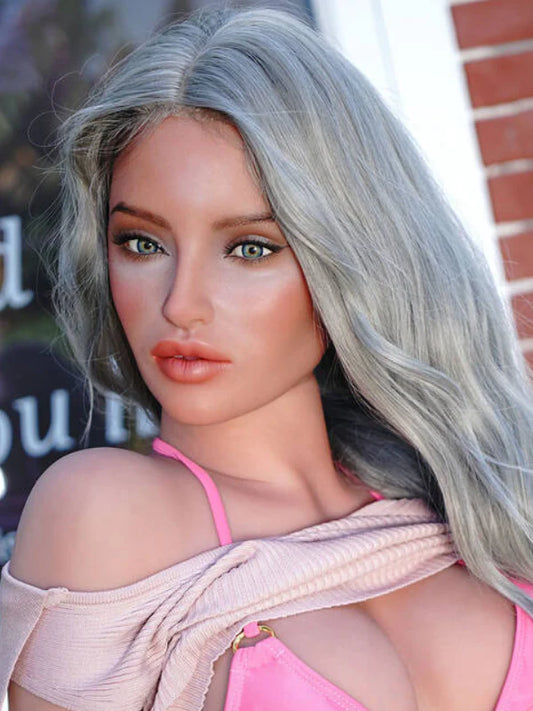 F465丨WM Doll Head-ROS Silicone Realistic Sex Doll Head Only