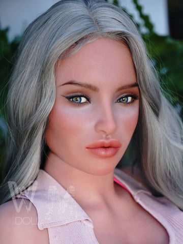 F465丨WM Doll Head-ROS Silicone Realistic Sex Doll Head Only