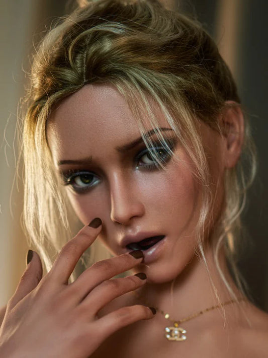 F68 ROS Realistic Silicone Sex Doll Head Only｜Zelex Doll Head