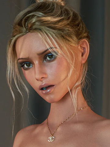 F68 ROS Realistic Silicone Sex Doll Head Only｜Zelex Doll Head