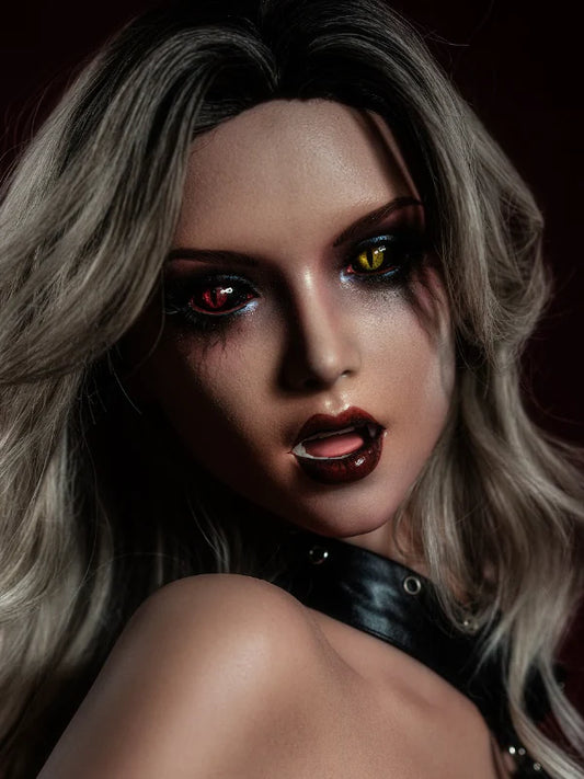 F66 ROS Silicone Halloween Vampire Female Sex Doll Head Only｜Zelex Doll Head