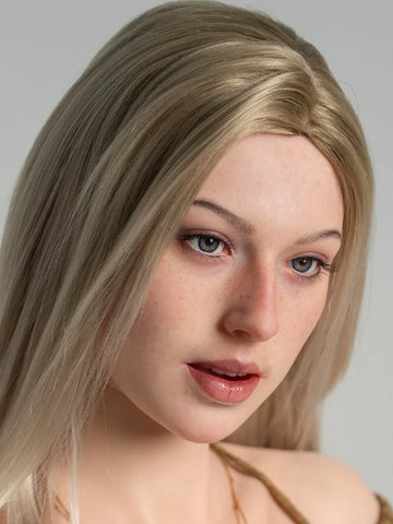 F58 ROS Silicone Female Sex Doll Head Only｜Zelex Doll Head
