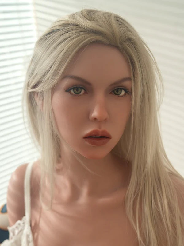 F55 ROS Silicone Sex Doll Head ｜Zelex Doll Head