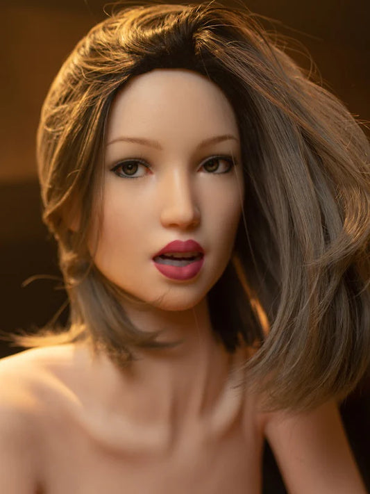 F49 ROS Silicone Sex Doll Head ｜Zelex Doll Head