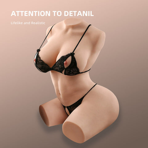 H219-Real Vagina & Anal Adult Life Size Love Doll Torso |xingse-89.28lb/70cm