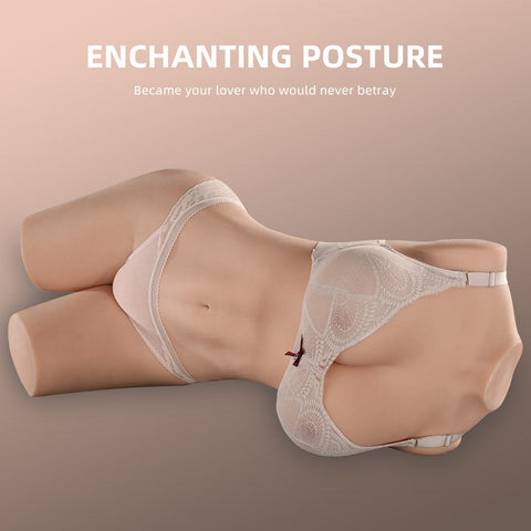 H219-Real Vagina & Anal Adult Life Size Love Doll Torso |xingse-89.28lb/70cm