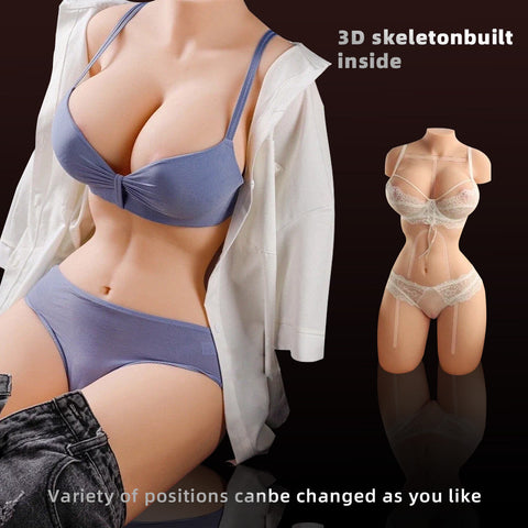 H222-Luxury Curvy Lifelike Sex Doll Torso|xingse-57lb 80cm
