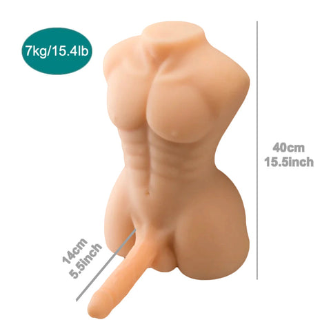 T557 Sex Doll Torso Dildo con Pene e Torso Giocattolo Sessuale per Donne | JLY