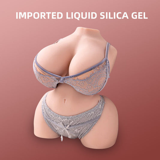 H247-BBW Big Boobs Booty Realistic Torso Sex Doll Pocket Pussy|xingse-10.5lb