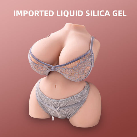 H247-BBW Big Boobs Booty Realistic Torso Sex Doll Pocket Pussy|xingse-10.5lb