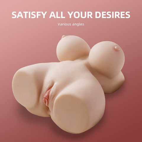 H247-BBW Big Boobs Booty Realistic Torso Sex Doll Pocket Pussy|xingse-10.5lb