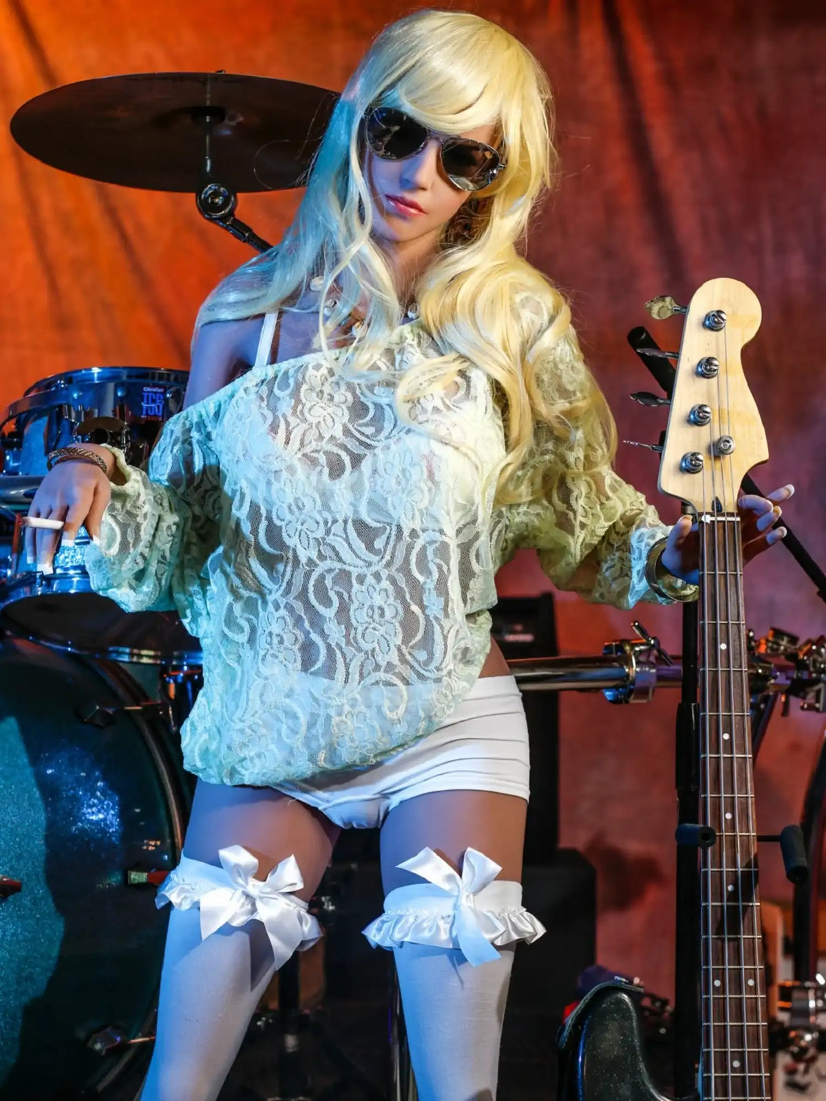 S949- Leslie D Cup TPE Sexy Woman Full Body Skinny Sex Doll | YL Doll 154cm/5ft1(34kg)