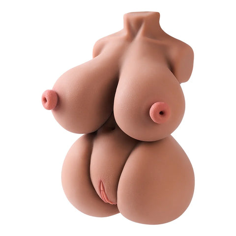 M262- Lucy Tan  Mini Cheap BBW Sex Dolls Torso Fuckable Tits Breasts| MRL-7.5LB