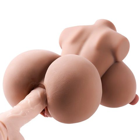 M262- Lucy Tan  Mini Cheap BBW Sex Dolls Torso Fuckable Tits Breasts| MRL-7.5LB