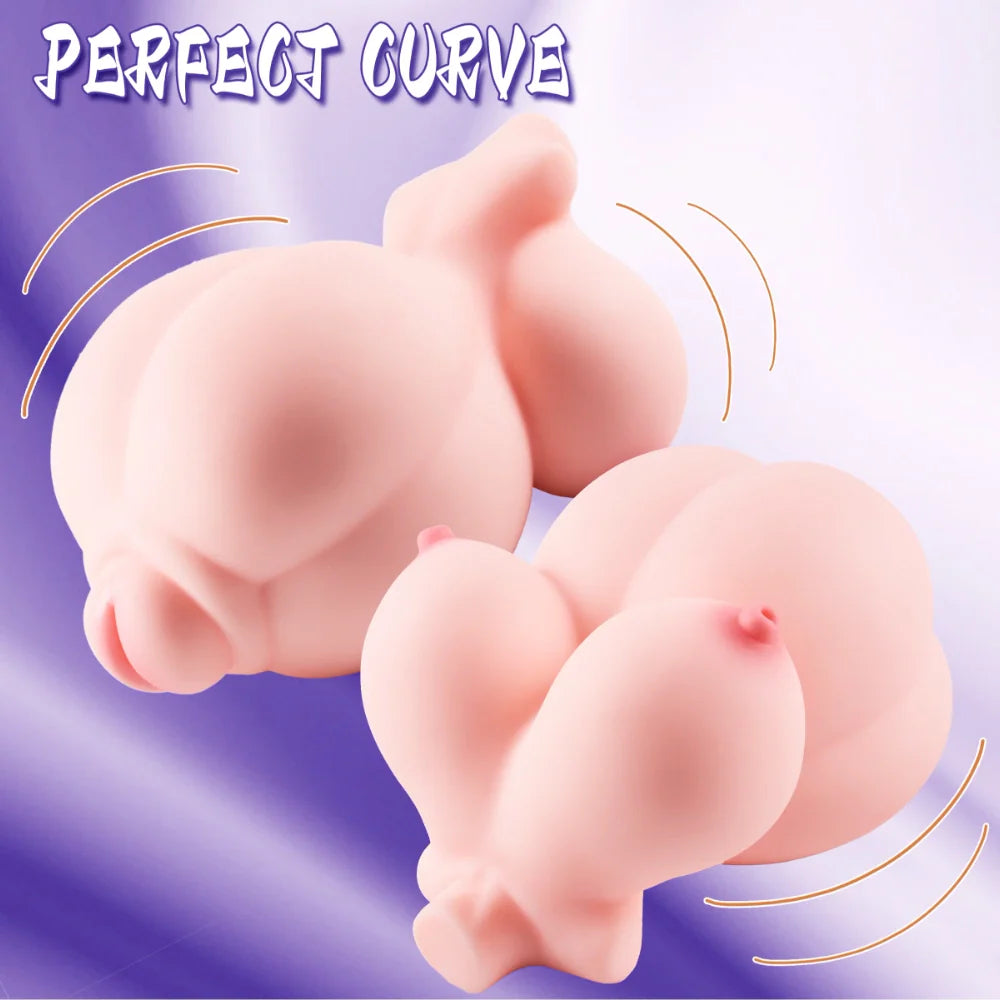 M282- Fake Pussy Mini BBW Sex Doll | MRL-7.7 lbs