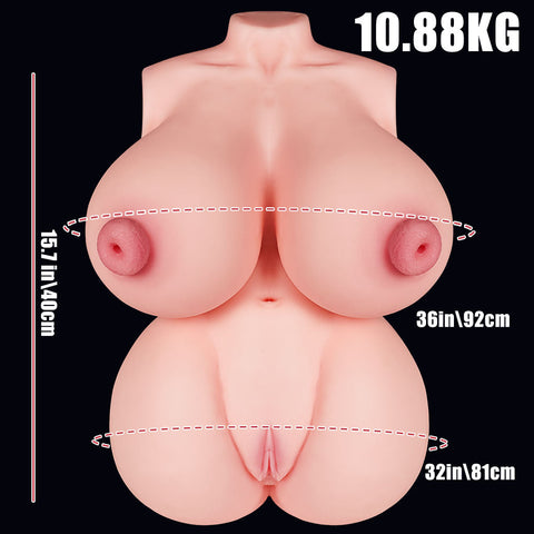 M261-Lucy BBW Chubby Sex Dolls Torso  Fuckable Tits Breasts| MRL-24.3LB