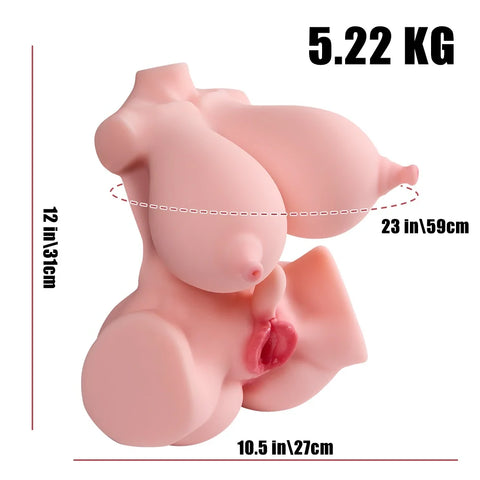 M257-Juli Huge Tits BBW Fat Hentai Sex Dolls Torso | MRL-11.46LB