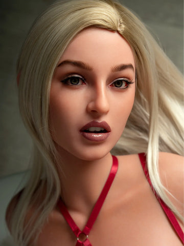 H111-108cm(3ft7)/30kg J Cup Silicone Head (Movable Jaw) + SLE Body Bubble Butt Sex Doll Torso With Head【In Stock USA & Canada】｜Zelex Doll