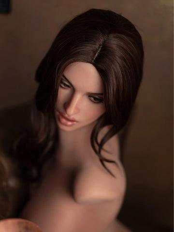 H99-111cm(3ft7)/27.4kg K Cup Silicone Head (Movable Jaw) + SLE Body Bubble Butt Silicone Sex Doll Torso With Head【In Stock USA & Canada】｜Zelex Doll
