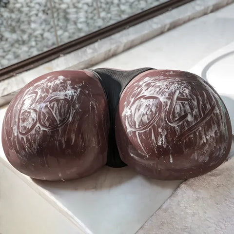 M36-(83lb) Coco-Sucking Doggy Style Big Booty Ebony Obese BBW Black Sex Doll Torso Realistic Biggest Ass Sex Toy