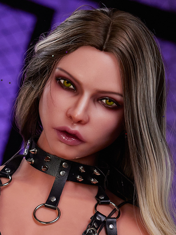 F22 ROS Free Hair Impants  Real Oral Movable Jaw Silicone Sex Doll Head   | SY Doll