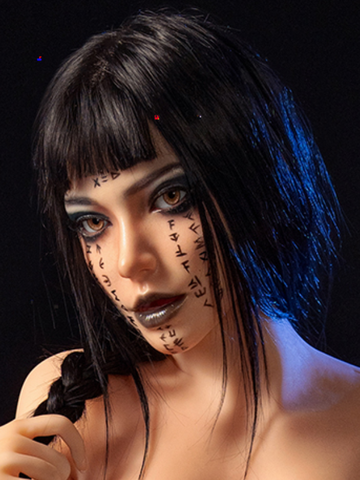 F21 ROS Free Hair Impants  Real Oral Movable Jaw Silicone Sex Doll Head   | SY Doll