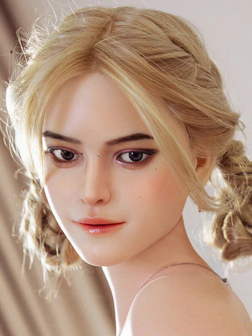 F11 ROS Free Hair Impants  Real Oral Movable Jaw Silicone Sex Doll Head   | SY Doll