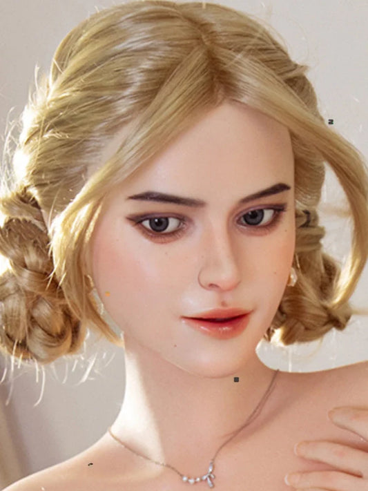 F11 ROS Free Hair Impants  Real Oral Movable Jaw Silicone Sex Doll Head   | SY Doll