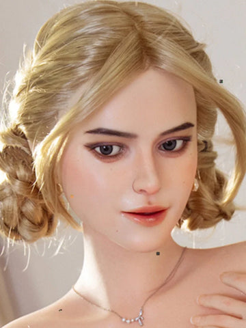 F11 ROS Free Hair Impants  Real Oral Movable Jaw Silicone Sex Doll Head   | SY Doll