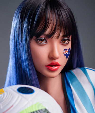 F10 ROS Free Hair Impants  Real Oral Movable Jaw Silicone Sex Doll Head   | SY Doll