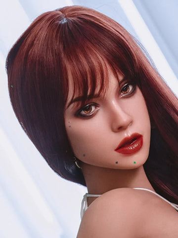 F6 ROS Free Hair Impants  Real Oral Movable Jaw Silicone Sex Doll Head   | SY Doll