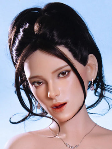 F3 ROS Free Hair Impants  Real Oral Movable Jaw Silicone Sex Doll Head   | SY Doll