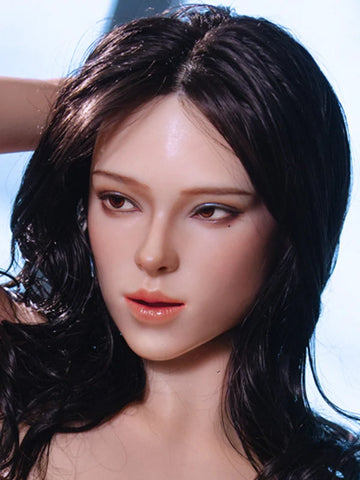 F3 ROS Free Hair Impants  Real Oral Movable Jaw Silicone Sex Doll Head   | SY Doll