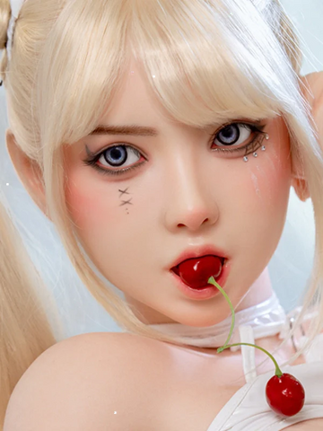 F1 ROS Free Hair Impants  Real Oral Movable Jaw Silicone Asian Sex Doll Head   | SY Doll
