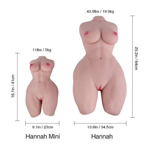 H150-11LB Hannah Mini Muscular Sex Doll Male Masturbator丨Tantaly