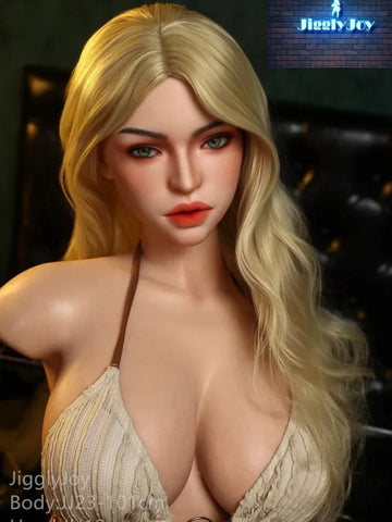 JIT002—101cm-27kg Jennifer F Cup Full Size Super Soft Silicone Torso Sex Doll with ROS Head｜Jigglyjoy