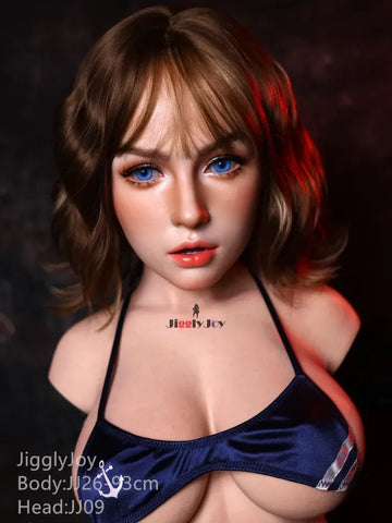 JIT022—93cm-38.58lbs Ultra Soft Silicone Realistic Sex Doll Torso with Head Mary｜Jigglyjoy