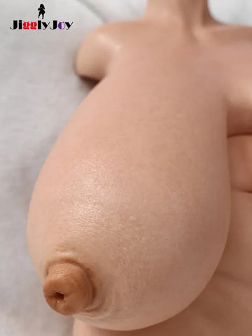 JIT015—71cm-25.5kg R Cup Full Silicone BBW ROS Torso Sex Doll With Head Melania｜Jigglyjoy