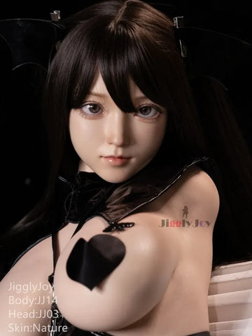 JIT025—76cm-56.22lbs D Cup Ultra Soft Silicone Realistic Sex Doll Torso with Head Lucy｜Jigglyjoy