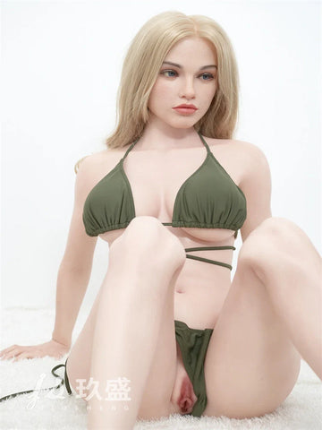 S4308—Kaelyn 160cm/5ft2 31kg E Cup Premium Silicone European Blonde Sex Doll|Jiusheng Doll