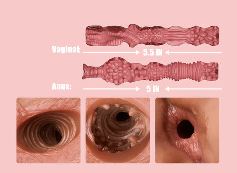 M274-shemale Sex Doll Torso Double Penis Femboy Hentai Cheap Male | MRL-8.82lb 6.5/5.5inch Dildo