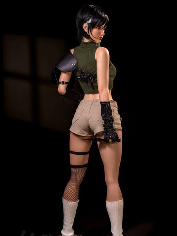 S4286—168cm/5ft5 ,36.2kg C Cup Yuffie Kisaragi Silicone Chinese Sex Doll | Jiusheng Doll