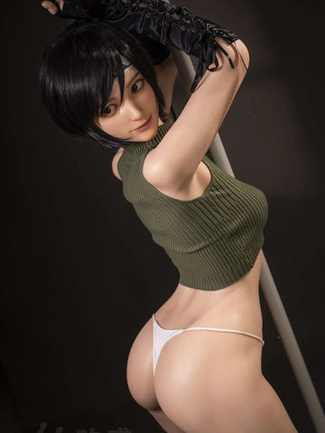 S4286—168cm/5ft5 ,36.2kg C Cup Yuffie Kisaragi Silicone Chinese Sex Doll | Jiusheng Doll