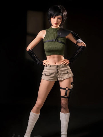 S4286—168cm/5ft5 ,36.2kg C Cup Yuffie Kisaragi Silicone Chinese Sex Doll | Jiusheng Doll