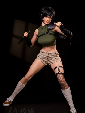 S4286—168cm/5ft5 ,36.2kg C Cup Yuffie Kisaragi Silicone Chinese Sex Doll | Jiusheng Doll