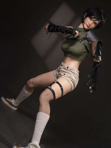 S4286—168cm/5ft5 ,36.2kg C Cup Yuffie Kisaragi Silicone Chinese Sex Doll | Jiusheng Doll